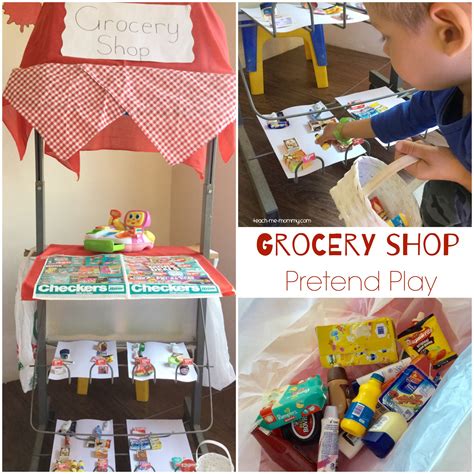 Grocery Store Pretend Play Teach Me Mommy