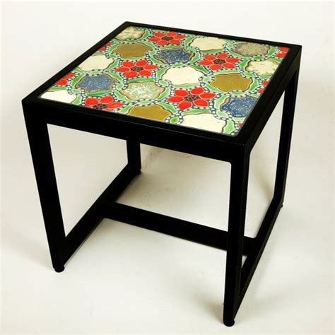 Mosaic Side Table Etsy Mosaic Accent Table Mosaic Table Mosaic