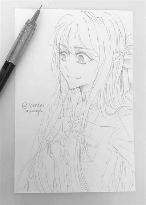 Anime Pencil Drawings At Explore Collection Of