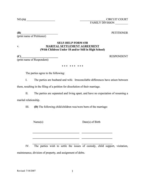 Ky Divorce Forms Pdf Fill Out And Sign Online Dochub