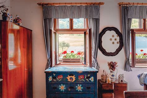 Blue Wooden Dresser With Mirror Photo Free Strážovské Vrchy Image On