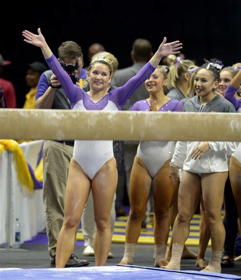 In The Midst Of A Brilliant Season Lsus Sarah Finnegan Named Sec Gymnast Of The Year Lsu