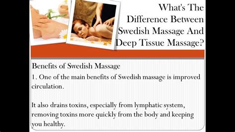 Whats The Difference Between Swedish Massage And Deep Tissue Massage