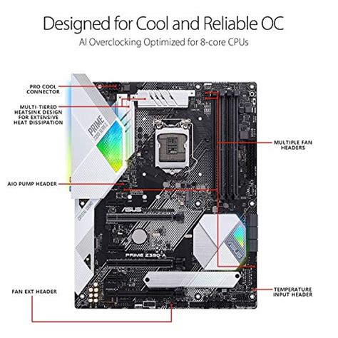 Asus Prime Z390 A Motherboard Lga1151 Intel 8th And 9th Gen Atx Ddr4