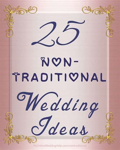 With constant newness brimming up and creative minds of wedding decorators curating unique and fresh trends, indian wedding. 35 Nontraditional Wedding Ideas | Nontraditional wedding, Wedding help, Wedding planning