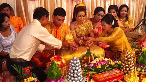 Wedding Ceremony Traditional Of Cambodian Civilization Noeurn