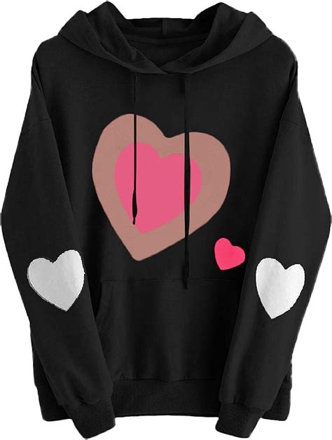 Hoodies For Women Teen Girls Sweatshirts Cute Graphic Printed Long
