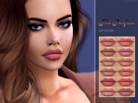 Lip Gloss The Perfect By Angissi At Tsr Sims 4 Updates