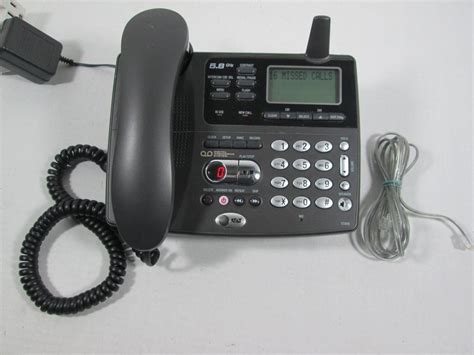 Atandt 58 Ghz Corded Telephone W Digital Answering System Model E5908
