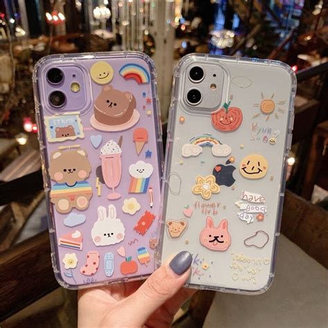 Shockproof Cute Rabbit Bear Phone Case For Iphone 11 Pro X Xs Max Xr