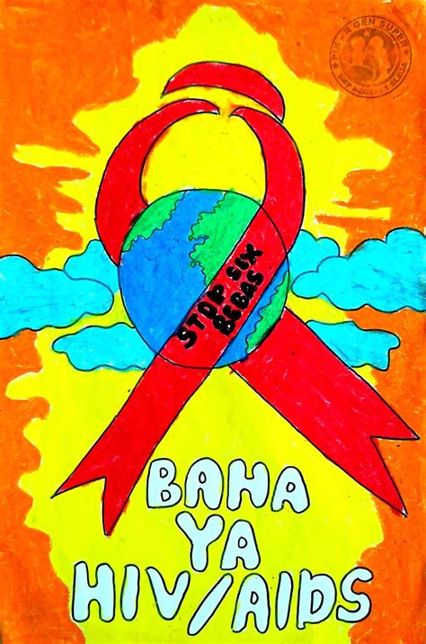 Contoh Poster Aids Ilustrasi