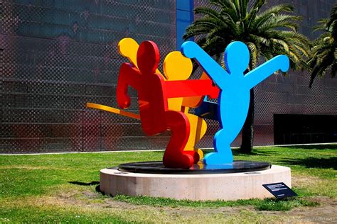 Three Dancing Figures By Keith Haring And Two Great Videos About The Artist