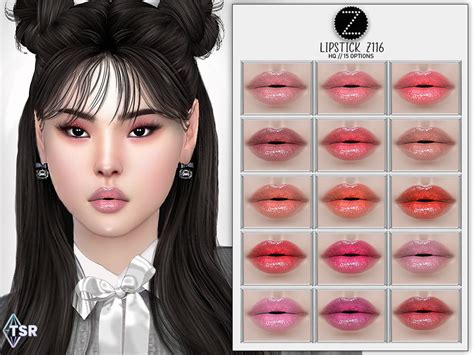 Lipstick Z116 By Zenx At Tsr Sims 4 Updates