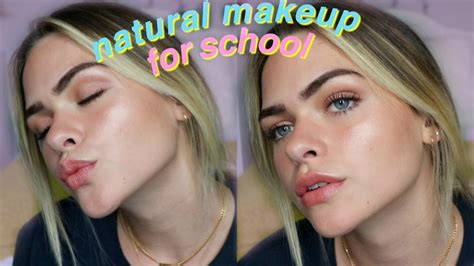 Natural Drugstore Makeup Tutorial For School Summer Mckeen Youtube