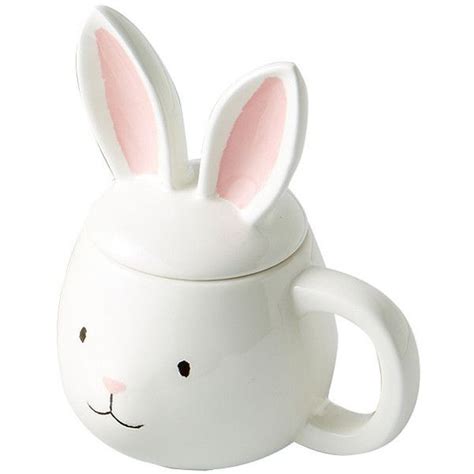 Ltd Bunny Mug With Lid Target Australia 037 Liked On Polyvore
