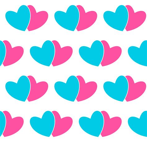 Two Hearts Seamless Pattern Free Stock Photo Public Domain Pictures