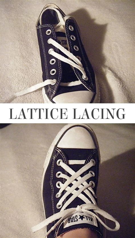 Running the horizontal sections through different eyelets will change the proportions of the five points. 10 Cool Ways to Lace Your Shoes Together