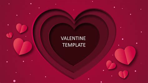 Affordable Valentine Template Slide Design Presentation