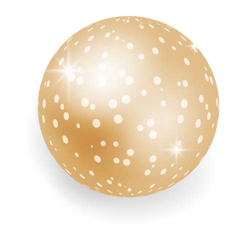 Metallic Gold Christmas Ball 14039043 Png