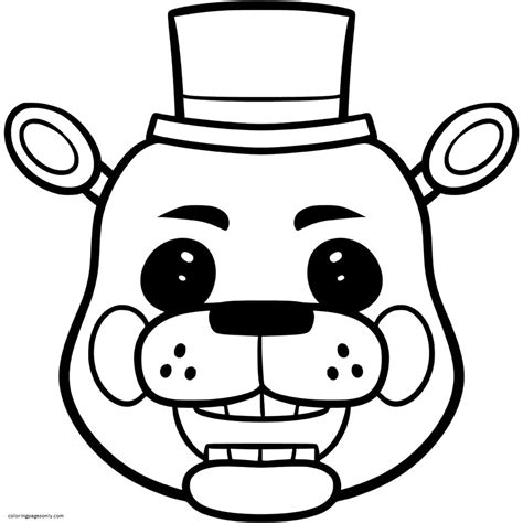 Suzy And Freddy Coloring Page Toy Golden Freddy Coloring Pages