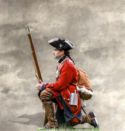 British Soldier Kneeling Digital Art By Randy Steele Fine Art America