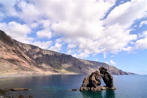 Roque De Bonanza Beach In El Hierro Stock Image Image Of Islands