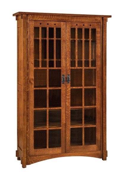 Solid Wood Dynasty Mission Bookcase From Dutchcrafters Amish Furniture