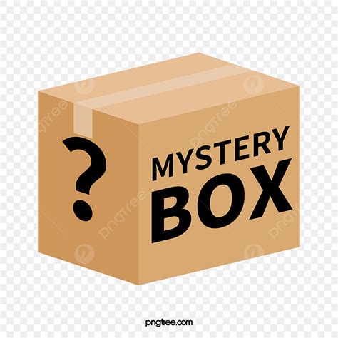 Mystery Box White Transparent Mysterious Box Mystery Clipart Box