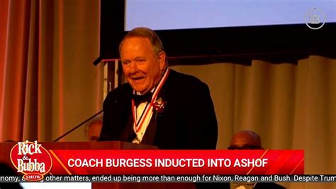 Coach Burgess Inducted Into The Alabama Sports Hall Of Fame Youtube