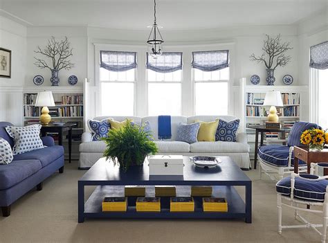 Yellow And Blue Interiors Living Rooms Bedrooms Kitchens
