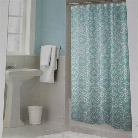 Springmaid Leandra Sea Mist Aqua Fabric Shower Curtain Target