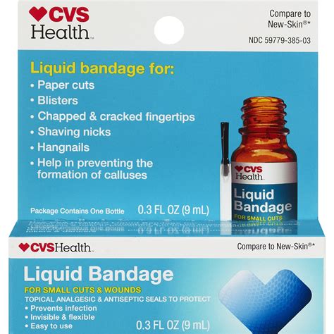 Cvs Health Liquid Bandage For Small Cuts And Wounds Pick Up In Store