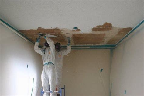 Popcorn ceilings were a popular feature of 1960s and 1970s homes. Asbestos Ceiling Removal in Santa Ana CA | AQHI, Inc.