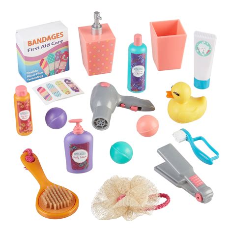 My Life As Bathroom Accessories Play Set For 18 Inch Dolls