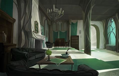 Slytherin Common Room By Jack Gallagher Imaginaryhogwarts