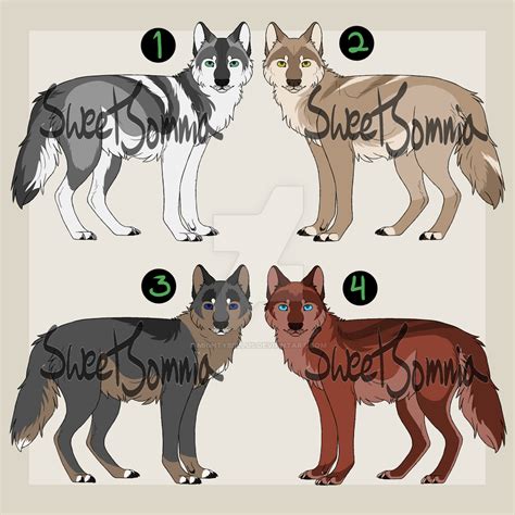 Wolf Adopts Closed By Mightybellus On Deviantart