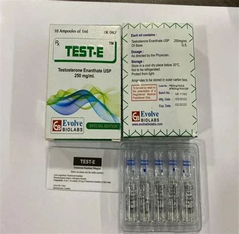 Liquid Testosterone Enanthate 250mg Ml For Muscle Building Packaging