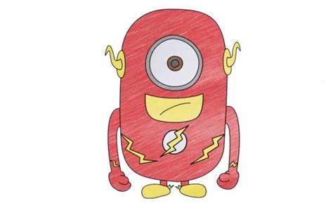 Flash gordon is the protagonist of a space opera adventure comic strip created by and originally drawn by alex raymond. How to draw the Minion Flash - My How To Draw