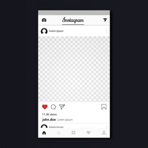 Instagram Profile Template Editable Free