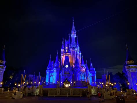 Photos Cinderella Castle Has A Bold New Nighttime Look After Recent