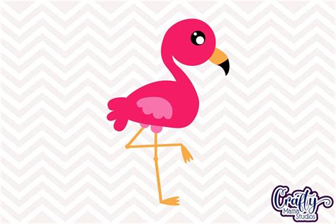 Flamingo Svg Flamingo Cut File Flamingo Clipart By Crafty Mama
