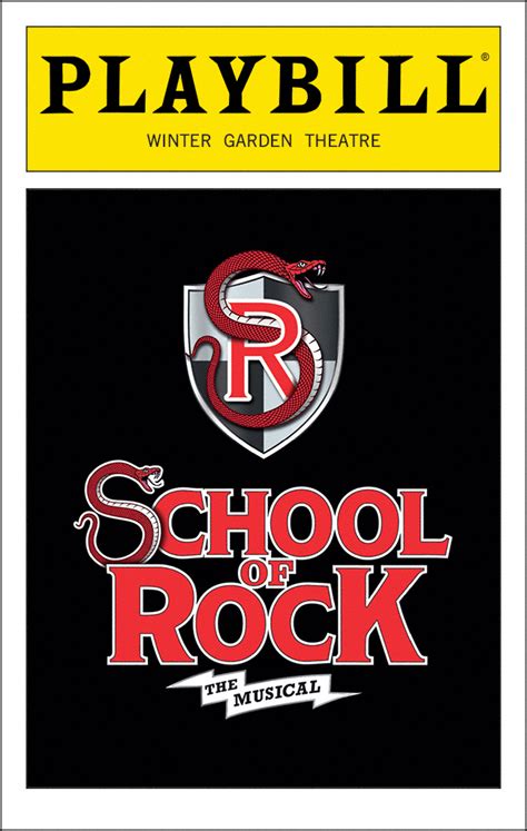 School Of Rock The Musical Broadway Winter Garden Theatre 2015