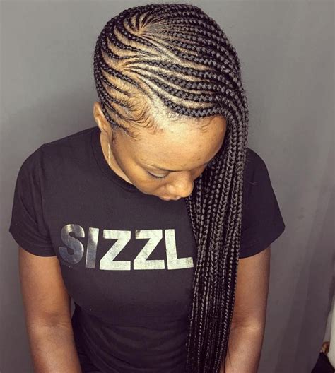 African braiding hairstyle, oxford, united kingdom. 40 Ideas of Micro Braids and Invisible Braids Hairstyles | Side braid hairstyles, Braided ...