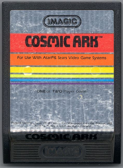 Cosmic Ark 1982 Atari 2600 Box Cover Art Mobygames