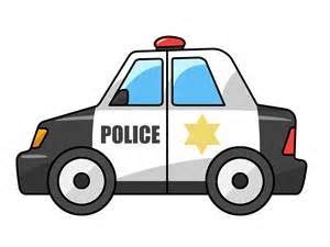 Front car clipart black and white. cartoon cars | Police cars, Police, Art and craft videos