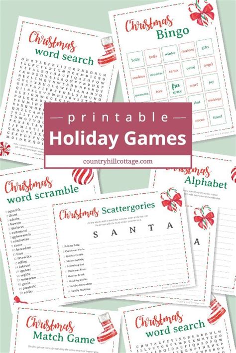 Free Printable Office Christmas Party Games For Adults
