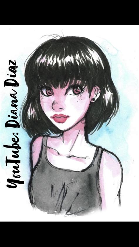 Dibujo De La Youtuber E Ilustradora Diana Diaz Diana Diaz Diana Dibujos