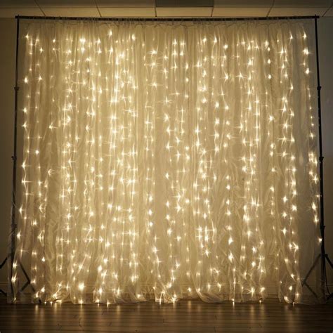 20 Ft X 10 Ft Led Lights Organza Backdrop Curtain Ebay