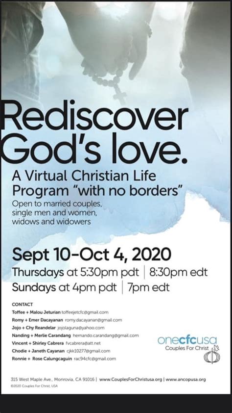 Christian Life Program Clp Us Couples For Christ Usa