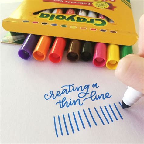 Crayola Markers Hand Lettering Crayola